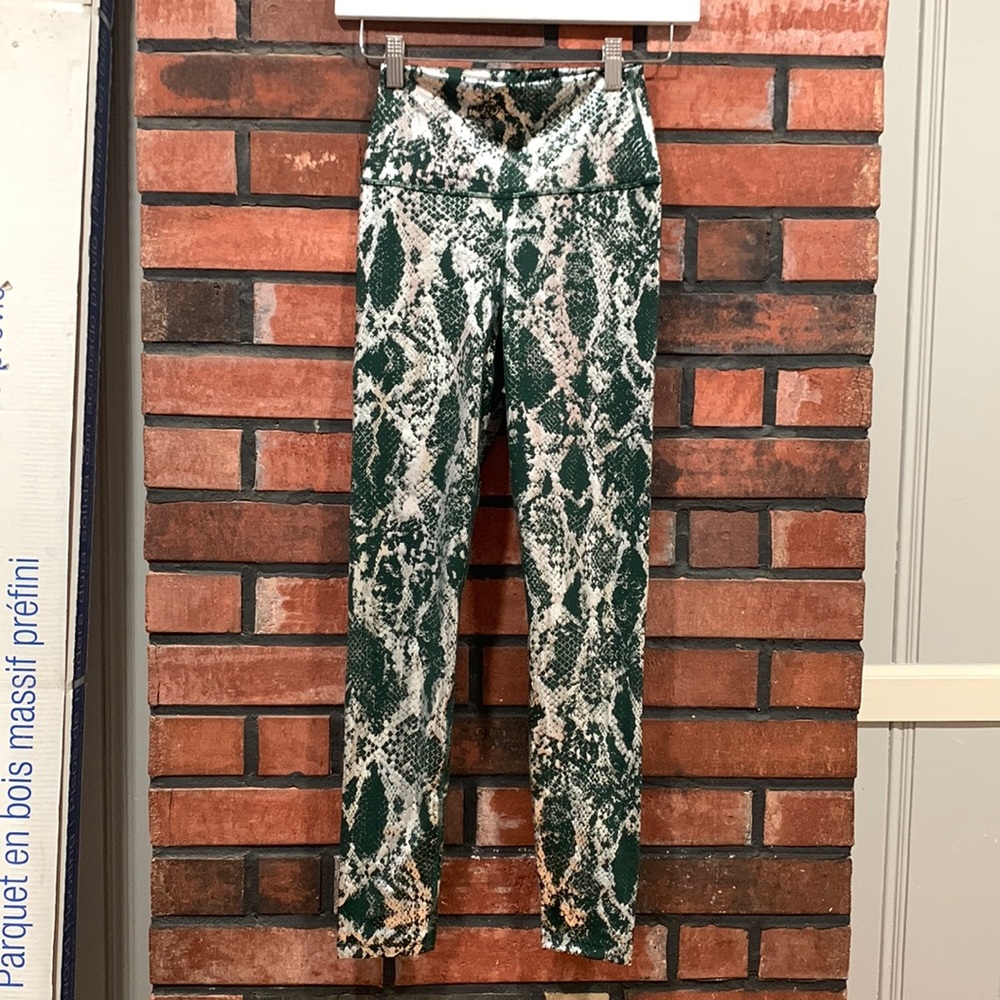 Carbon38 Metallic Snake High Rise Legging - image 3